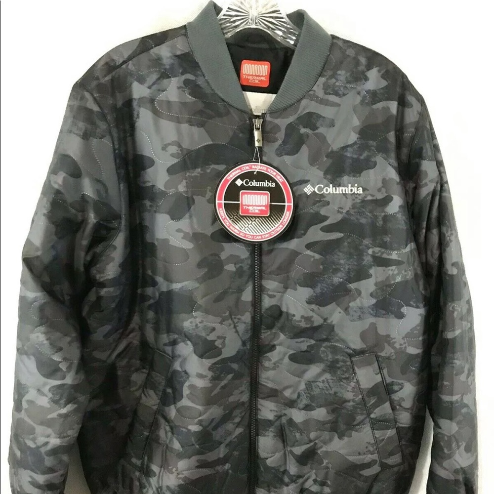 Columbia Bomber Jacket Camo NWT MSRP $150 SZ M